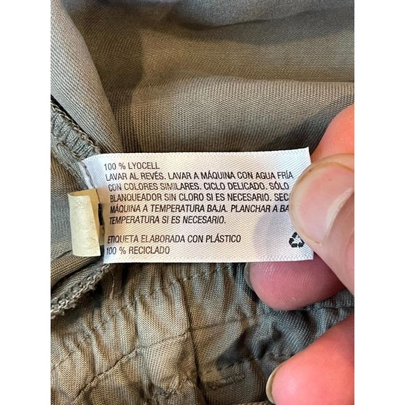 Universal Thread Women's Romper Jumpsuit Front Button Drawstring Waist Green XS - Picture 8 of 8